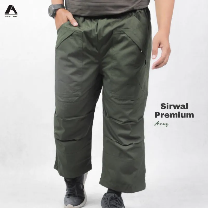 ABDUL AZIZ Sirwal PREMIUM Outdoor Celana Pria Cargo